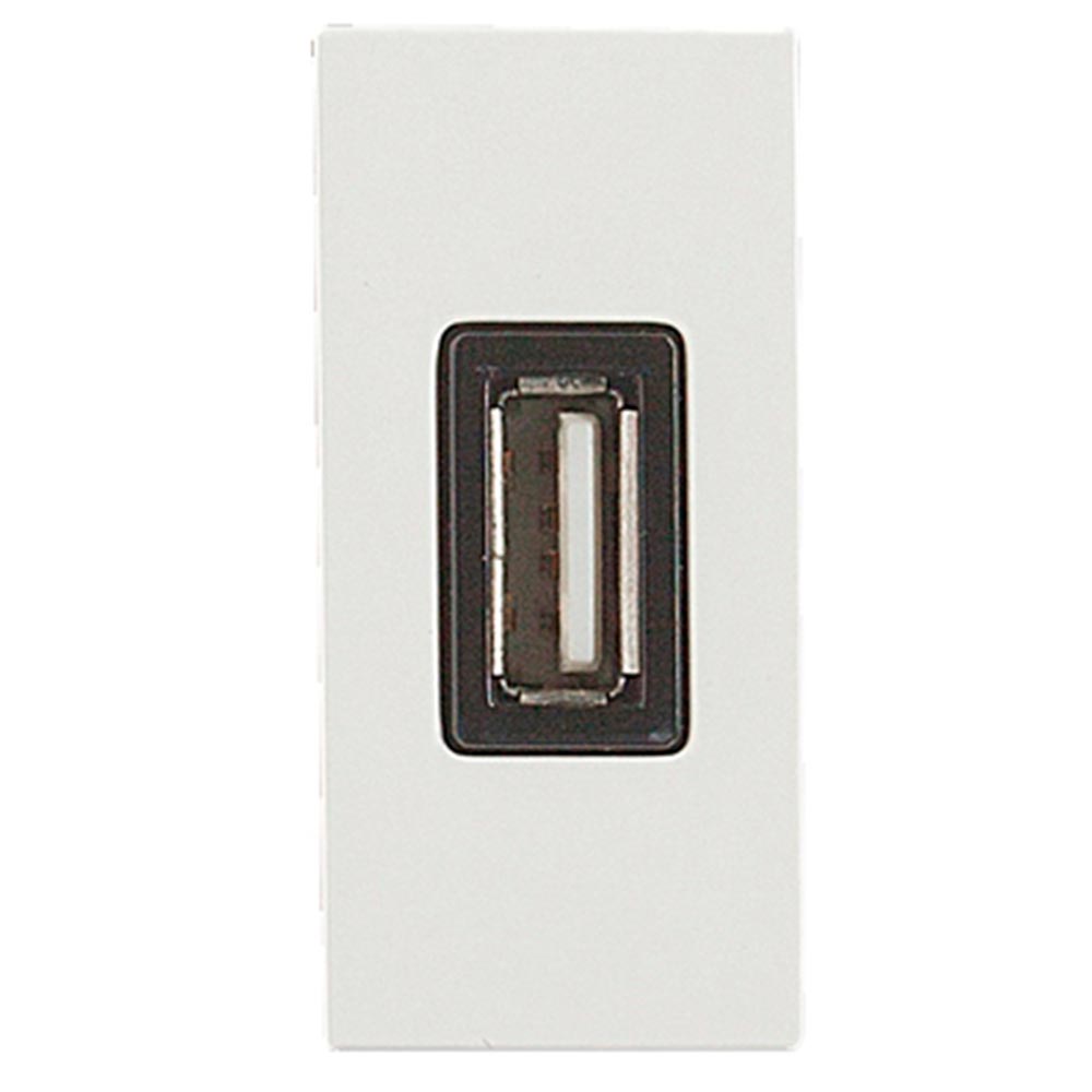 TOMA CARGADOR USB BCO 2A 5V 1 MOD ZENIT NIESSEN