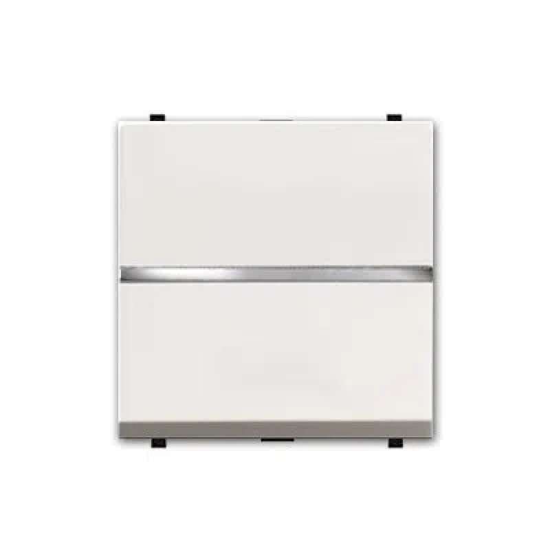 APAGADOR DE ESCALERA ESTEVEZ ZENIT 2 MÓDULOS BLANCO