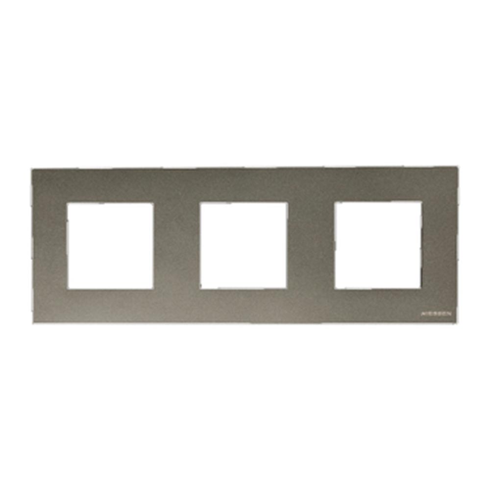 PLACA ZENIT 2+2+2 MOD EUR ANTRACITA ZENIT NIESSEN N2273-AN