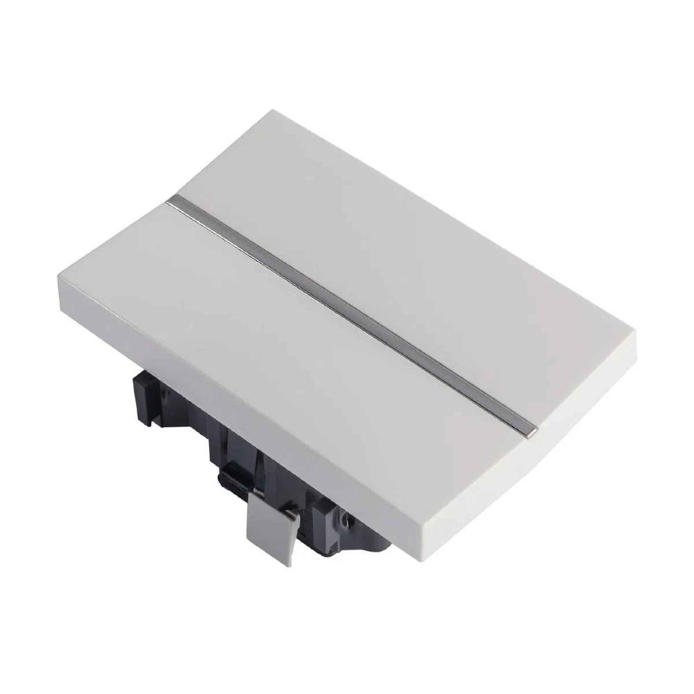 APAGADOR DE ESCALERA ESTEVEZ ZENIT 3 MÓDULOS BLANCO