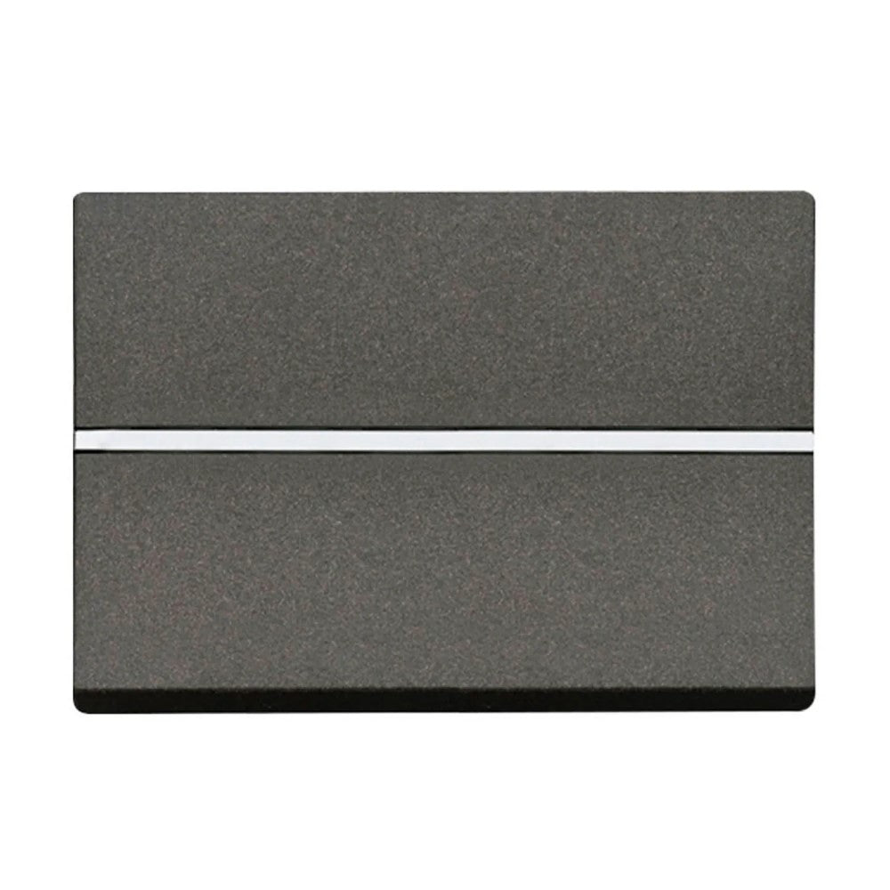 APAGADOR 4 VÍAS ESTEVEZ ZENIT 3 MÓDULOS ANTRACITA