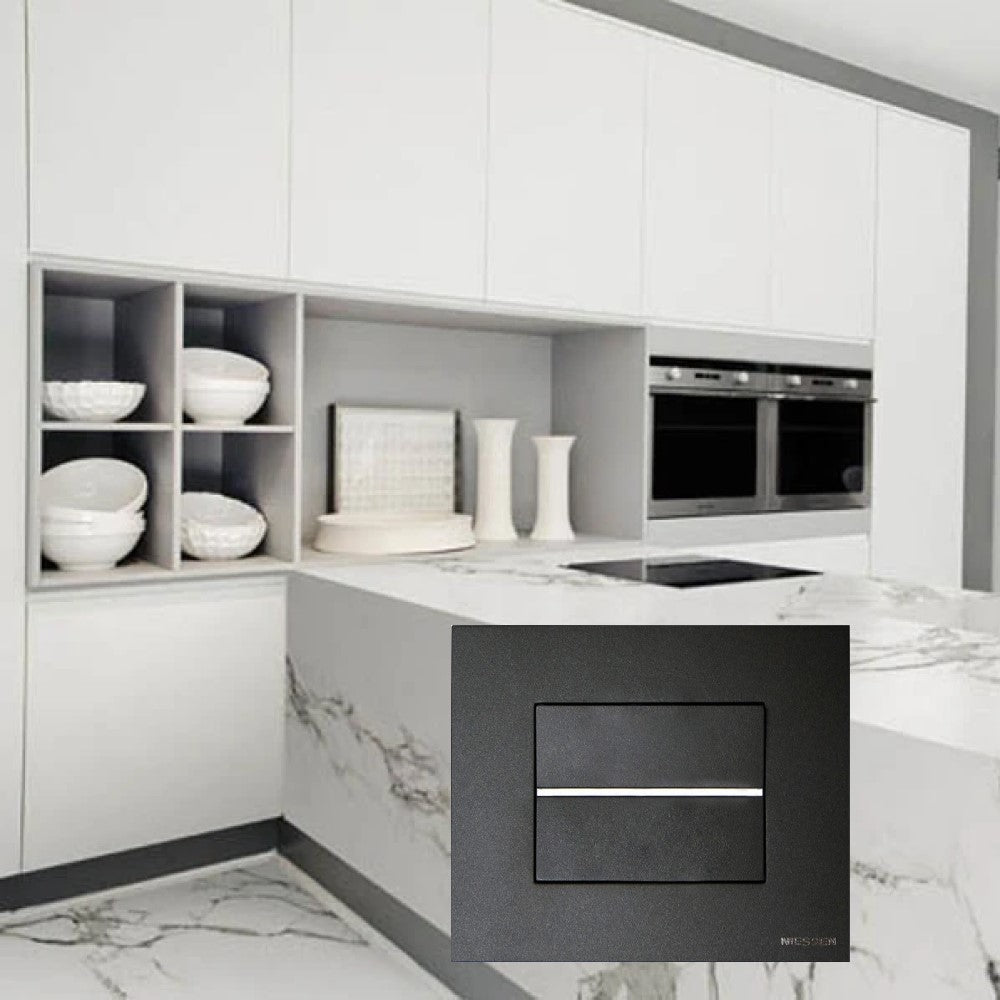 APAGADOR 4 VÍAS ESTEVEZ ZENIT 3 MÓDULOS ANTRACITA