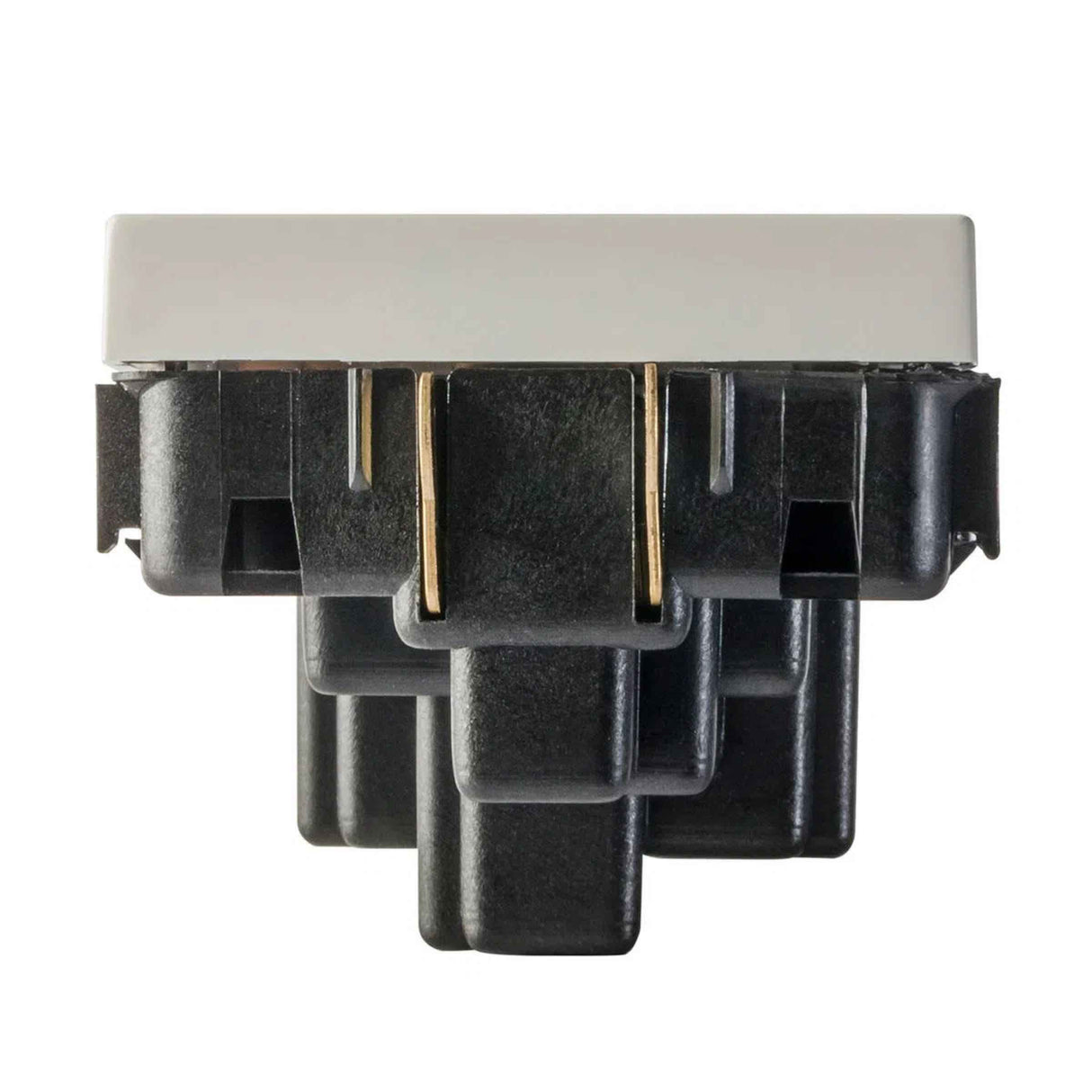 CONTACTO DÚPLEX ESTEVEZ ZENIT 2 POLOS CON TIERRA 3 MÓDULOS BLANCO