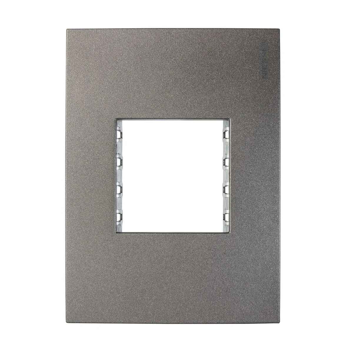 PLACA ESTEVEZ ZENIT 2 MÓDULOS ANTRACITA