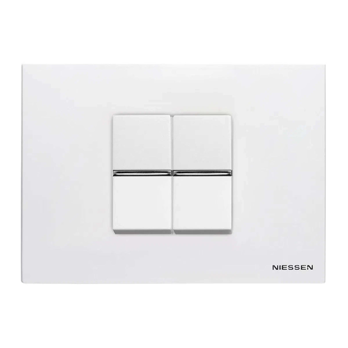 PLACA ESTEVEZ ZENIT BÁSICA 2 MÓDULOS BLANCO