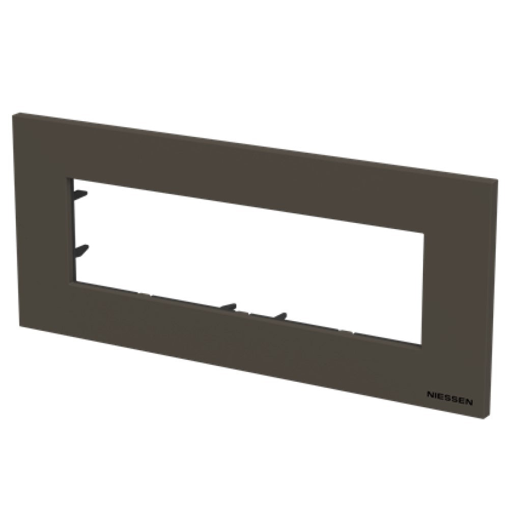 PLACA ESTEVEZ ZENIT 7 MÓDULOS ANTRACITA