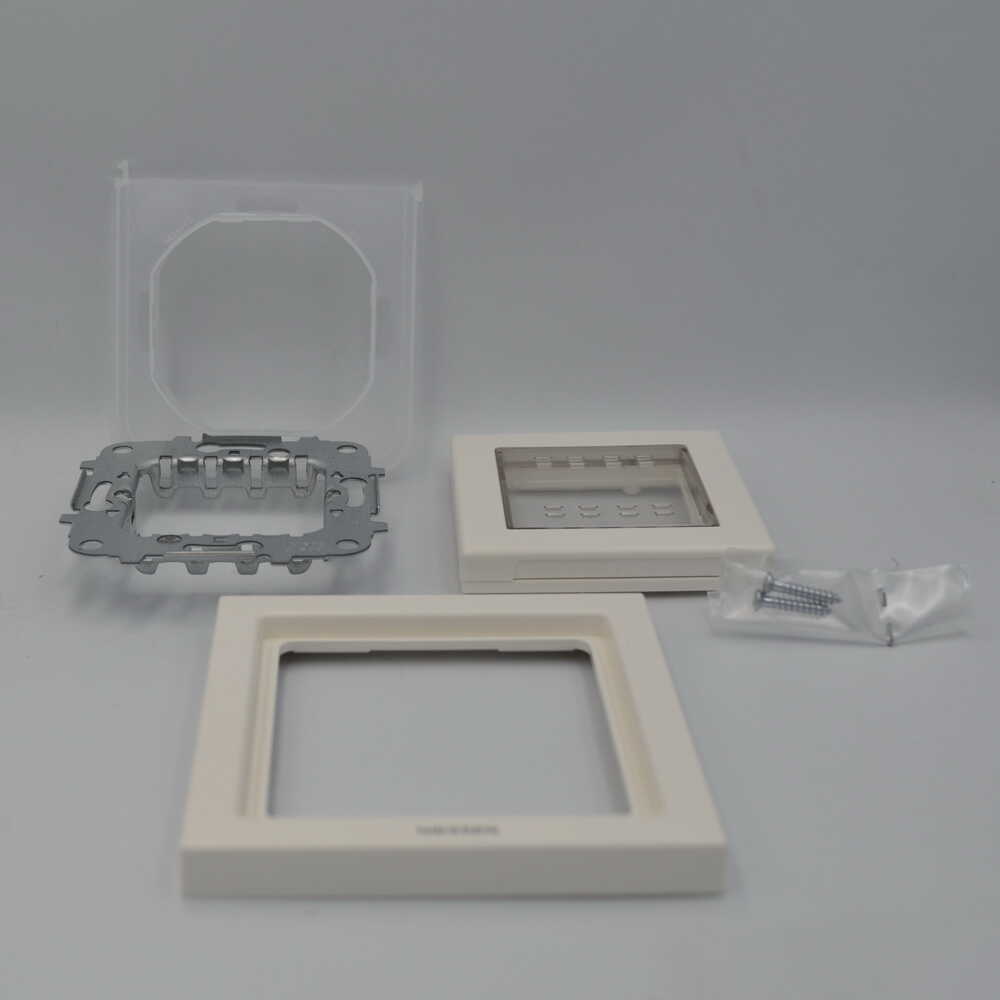 PLACA 2 MODULOS IP55 ZENIT BLANCO