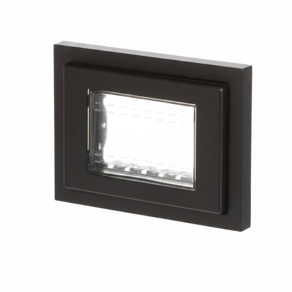 PLACA ESTEVEZ ZENIT PARA INTEMPERIE 3 MÓDULOS ANTRACITA IP55