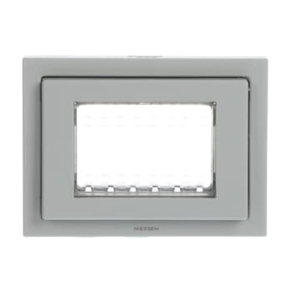 PLACA ESTEVEZ ZENIT PARA INTEMPERIE 3 MÓDULOS GRIS IP55