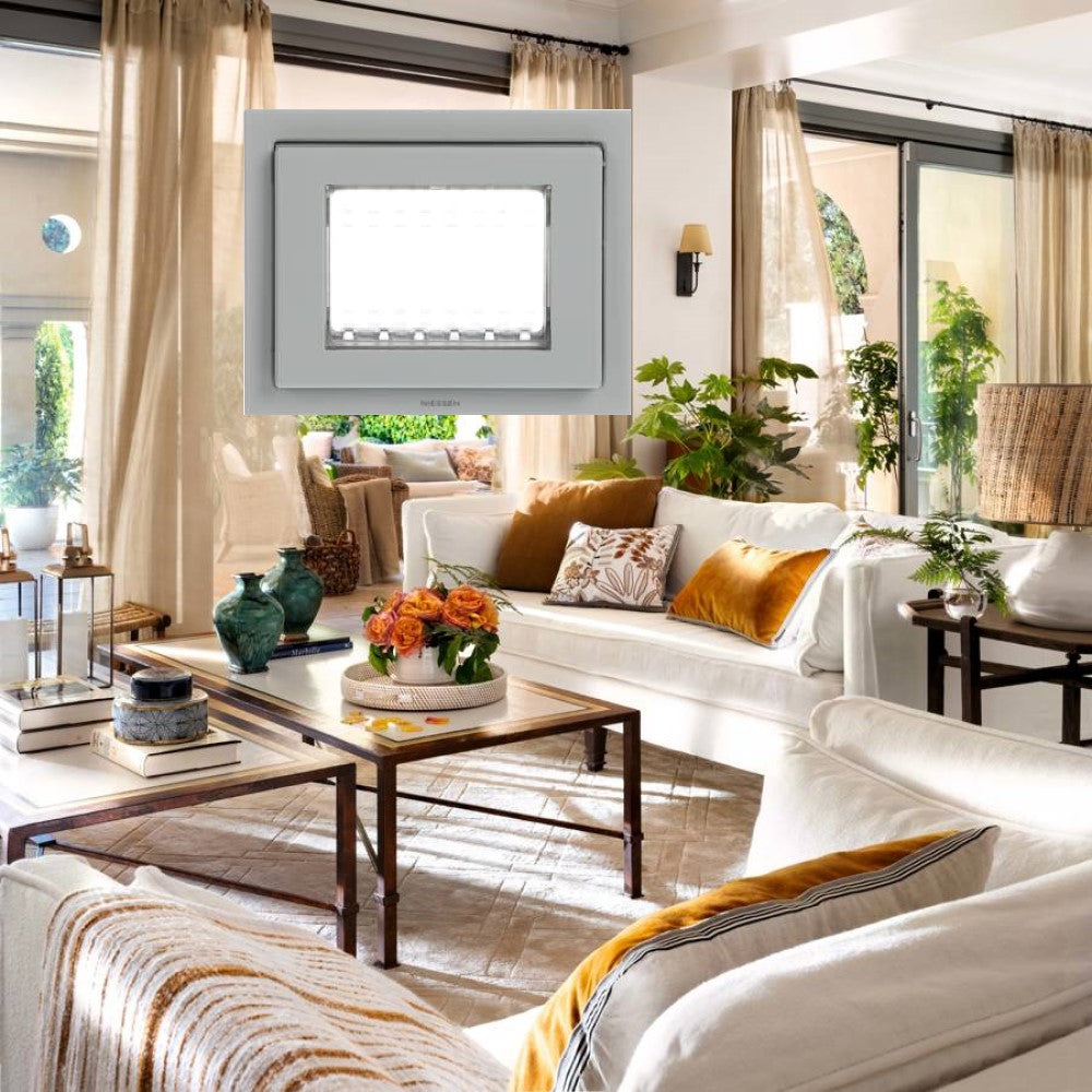 PLACA ESTEVEZ ZENIT PARA INTEMPERIE 3 MÓDULOS GRIS IP55