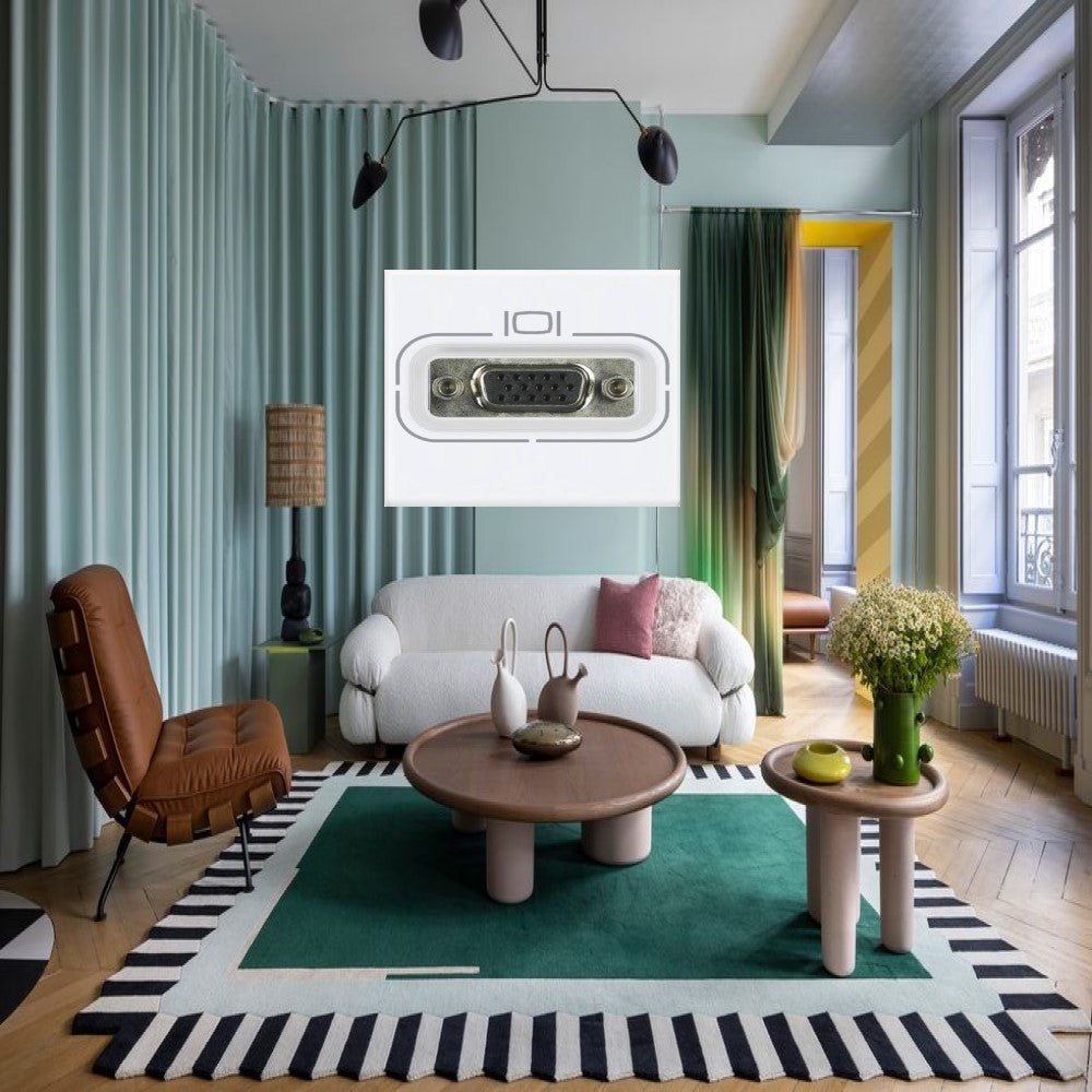 CONECTOR HD15 (VGA) 2 MODULOS N4282 LIVING Y LIGHT