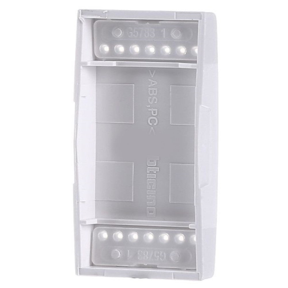 CUBRETECLA 1 MODULO 2 FUNCIONES BLANCO LIGHT BTICINO