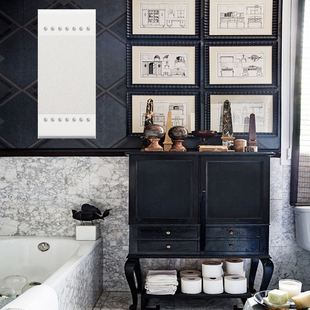 CUBRETECLA 1 MODULO 2 FUNCIONES BLANCO LIGHT BTICINO