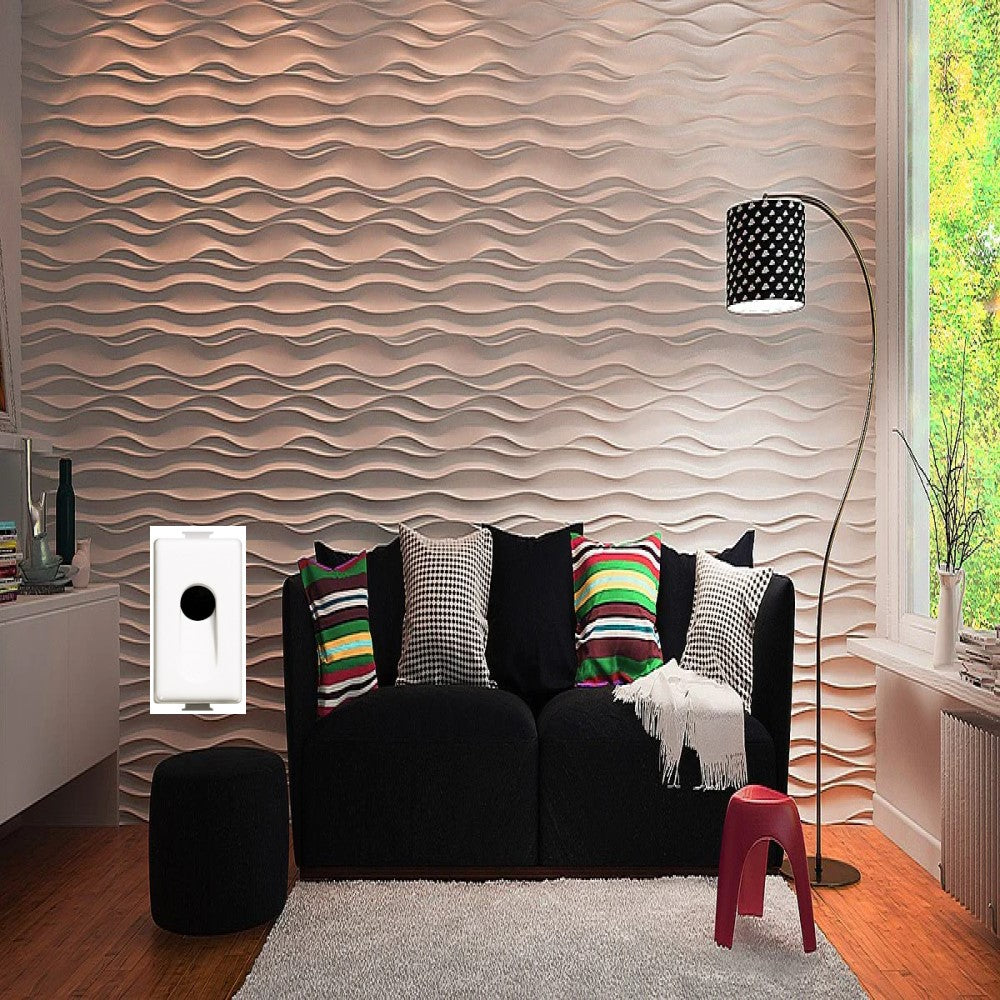 MODULO CON SALIDA PARA CABLE 1 MODULO BLANCO N4953 LIVING Y LIGHT