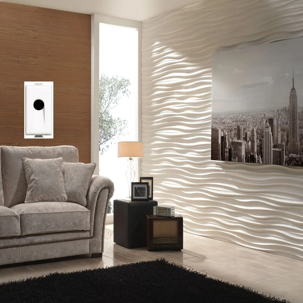 MODULO CON SALIDA PARA CABLE 1 MODULO BLANCO N4953 LIVING Y LIGHT