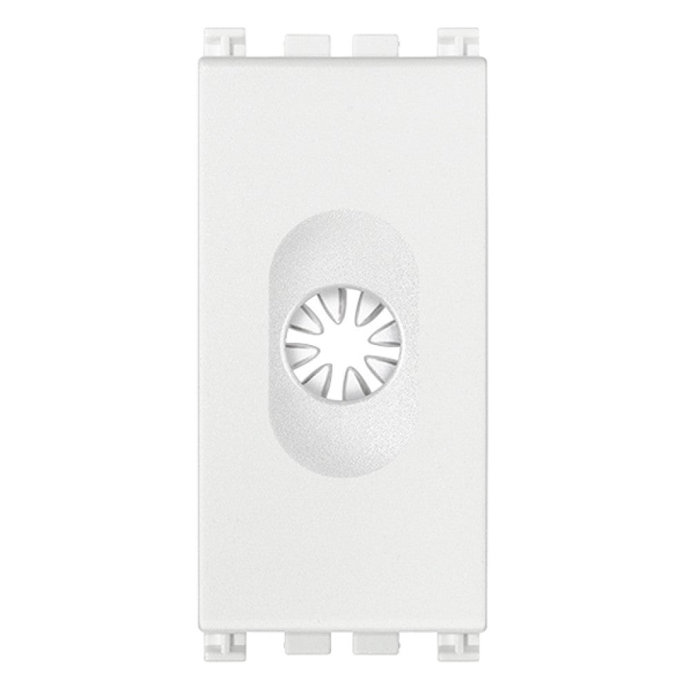 SALIDA DE CABLE CON SUJETACABLE 1 MOD. BLANCO NEVE VIMAR