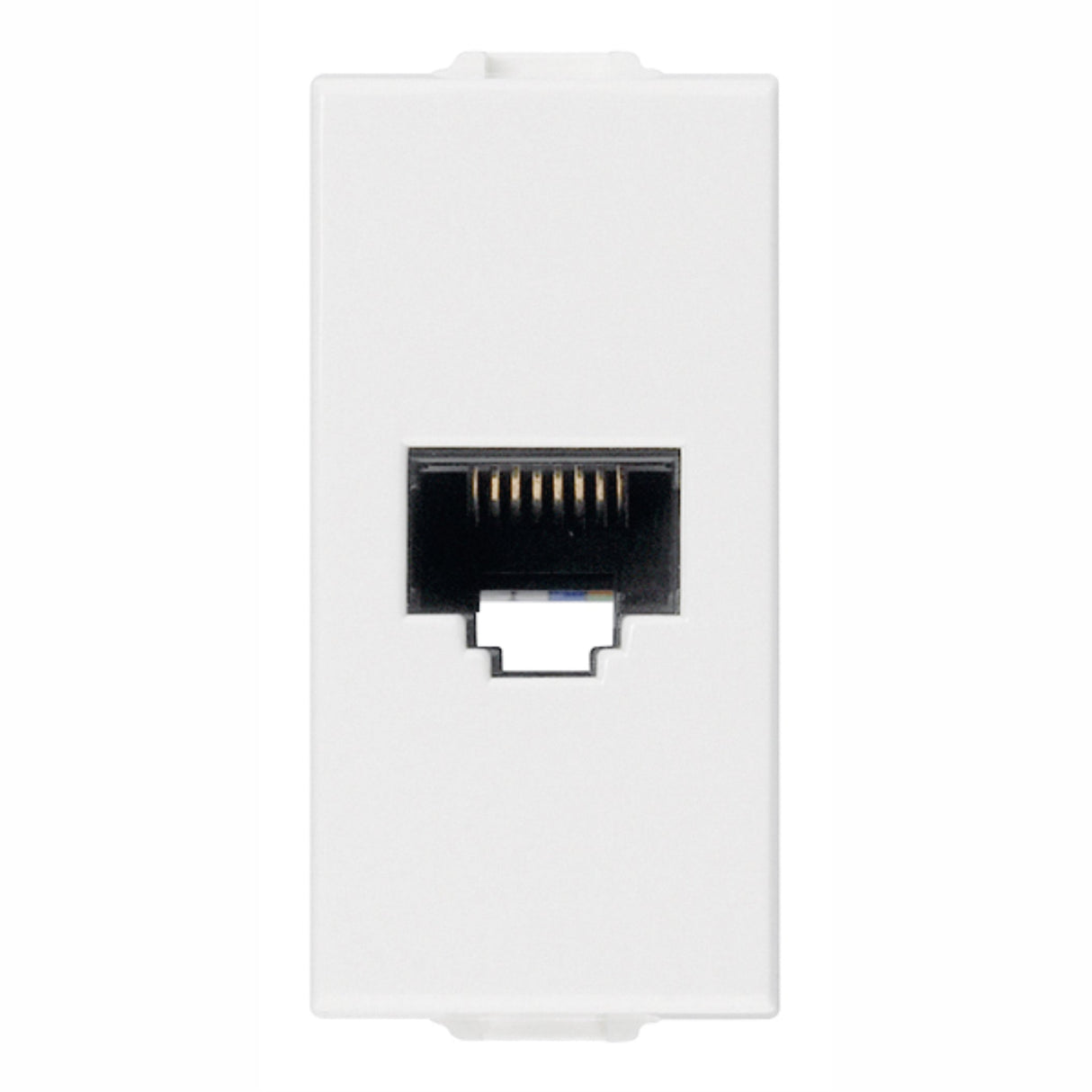 TOMA RJ45 1 MOD. NETSAFE CAT. 5E UTP NO BLINDADA GRIS PLANA VIMAR