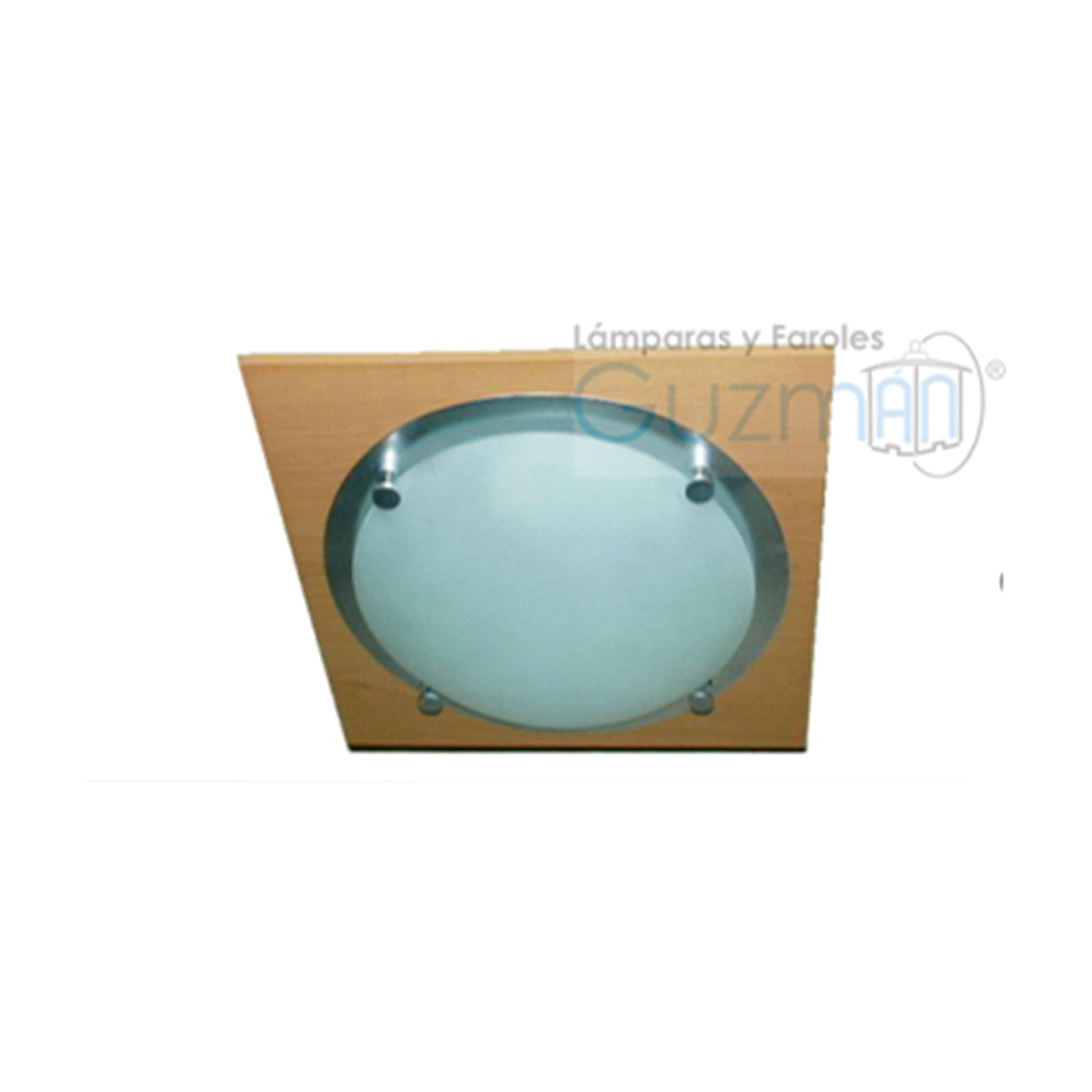 PLAFON MODELO 417 CHICO 2 LUCES SIN FOCO MCA GUZMAN