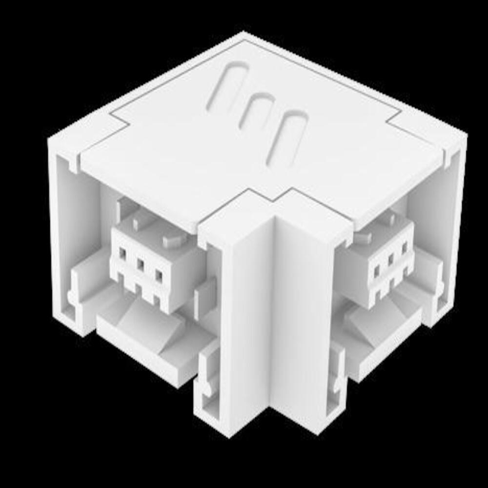CONECTOR 90 BLANCO ELECTROMAG