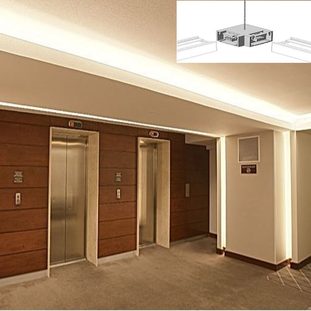 CONECTOR ESCUADRA 90 BL FLAT NEGRO MCA ELECTROMAG