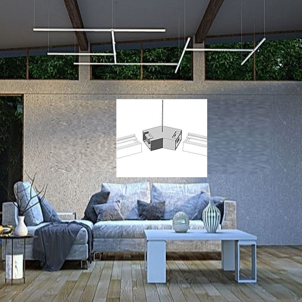 CONECTOR 135 BL FLAT COLOR NEGRO MCA ELECTROMAG