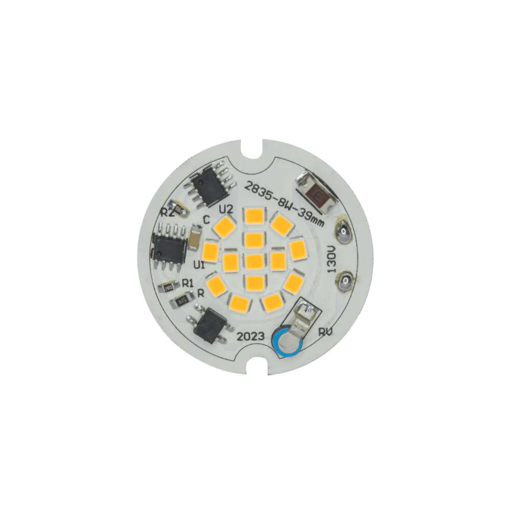LAMPARA T/PASTILLA REDONDO LED 8W BLANCO CALIDO 120 130V IP20 ILUMILEDS