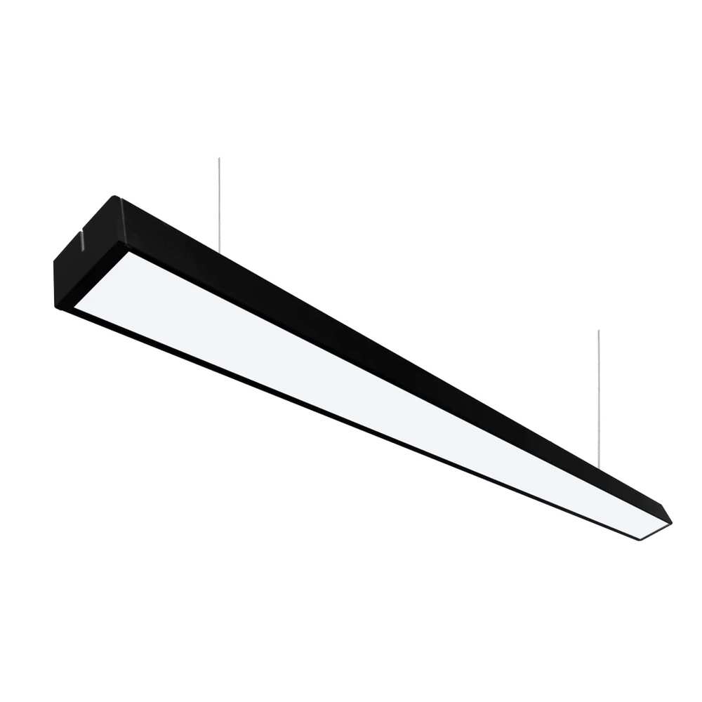 LUMINARIO COLGANTE RECTANGULAR LED NEGRO 36W 120 BLANCO CALIDO INCLUYE SOPORTES 85-265V IP20 ILUMILEDS