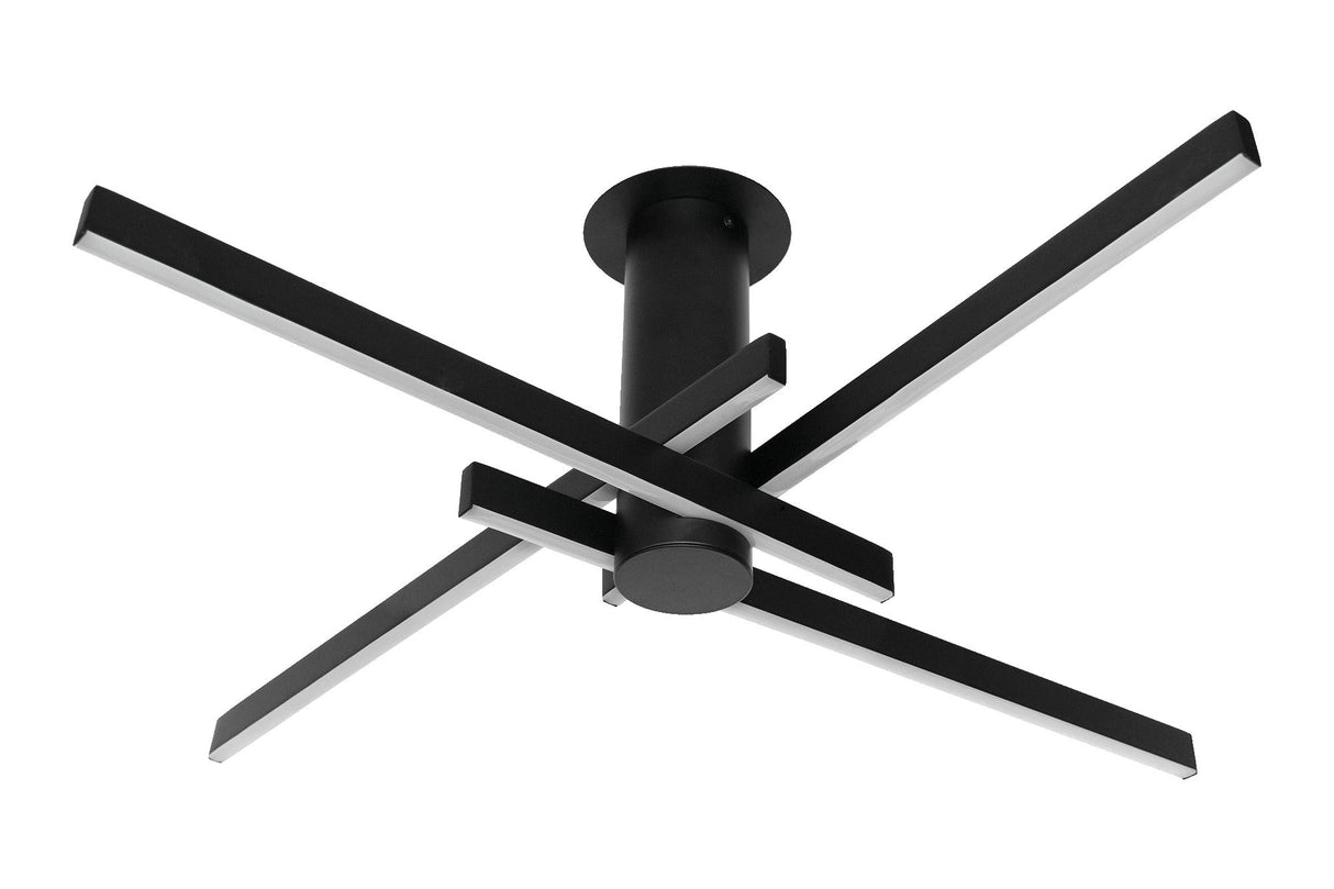 LUMINARIO LED A TECHO CALUX 35W 100-240V 3000K 1100LM ACABADO NEGRO PL506-LED/NE