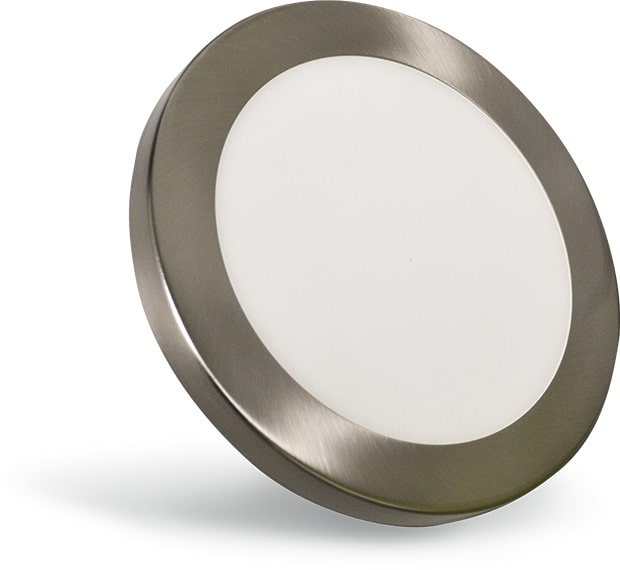 PANEL DE LED REDONDO CON MONTAJE MULTIPLE ACABADO EN SATIN 20W MULTIVOLTAJE SELECTOR DE TONALIDADES MEGAMEX ***HAE2025***