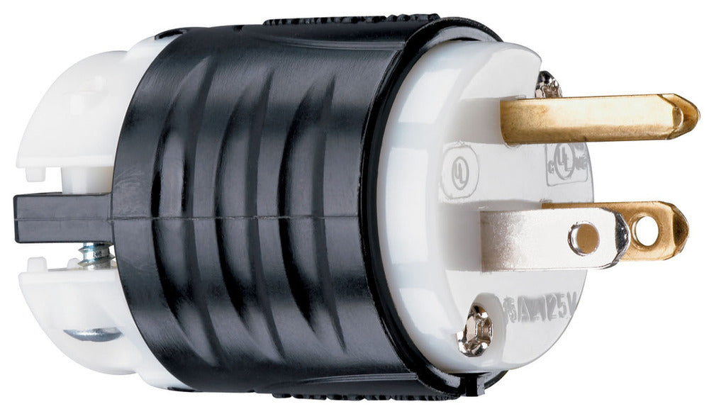 CLAVIJA ENTRADA RECTA 2P-3H 15A/127V. IP20