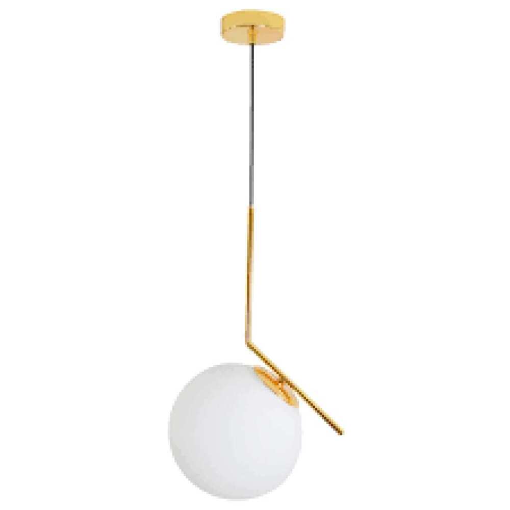 COLGANTE CRISTAL OPALINO 60W E26 90-130V ORO