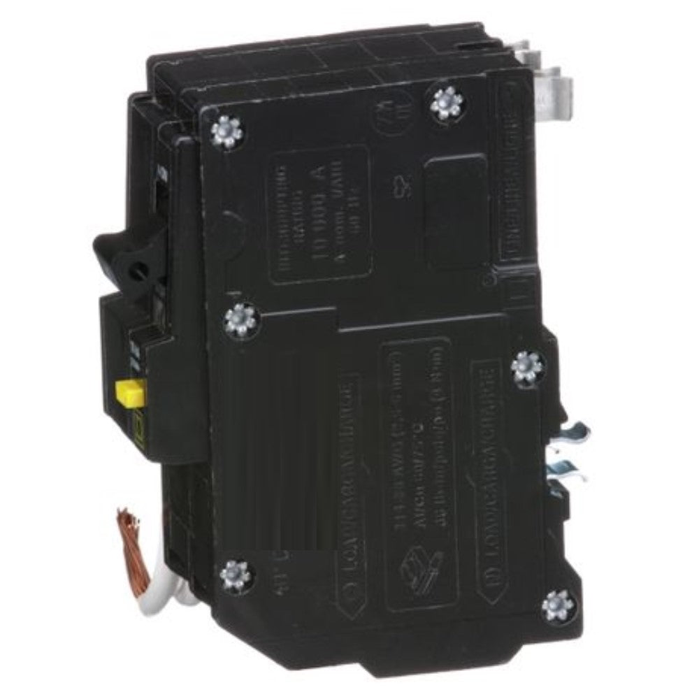 INTERRUPTOR TERMOMAGNETICO QO215GFI 2X15A ENCHUFABLE 10KA PGTAIL SCHNEIDER ELECTRIC