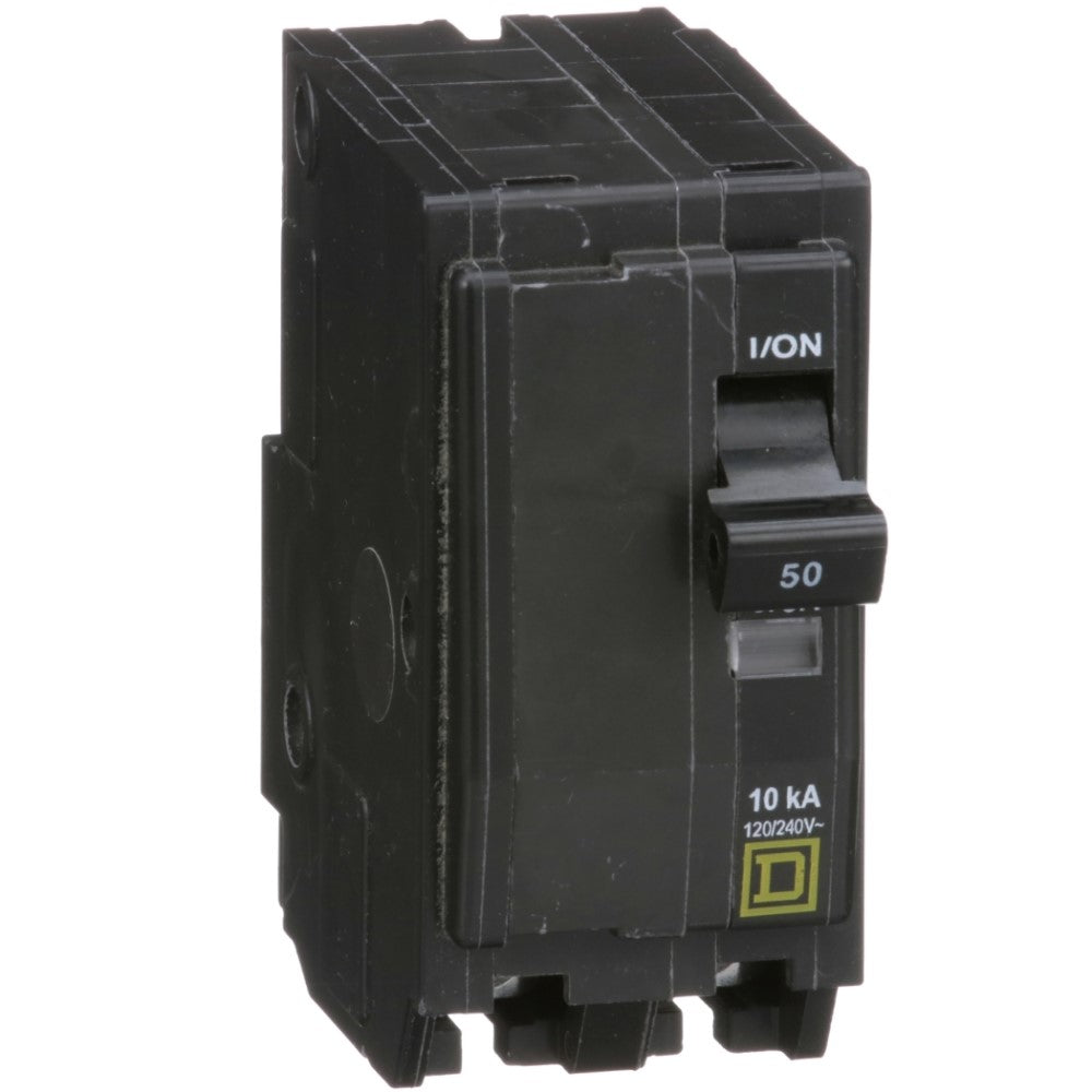INTERRUPTOR TERMOMAGNETICO QO250 2X50A ENCHUFABLE 10KA 120-240V SCHNEIDER ELECTRIC *** OFRECER BTN2/50 O MX:D250EE ***