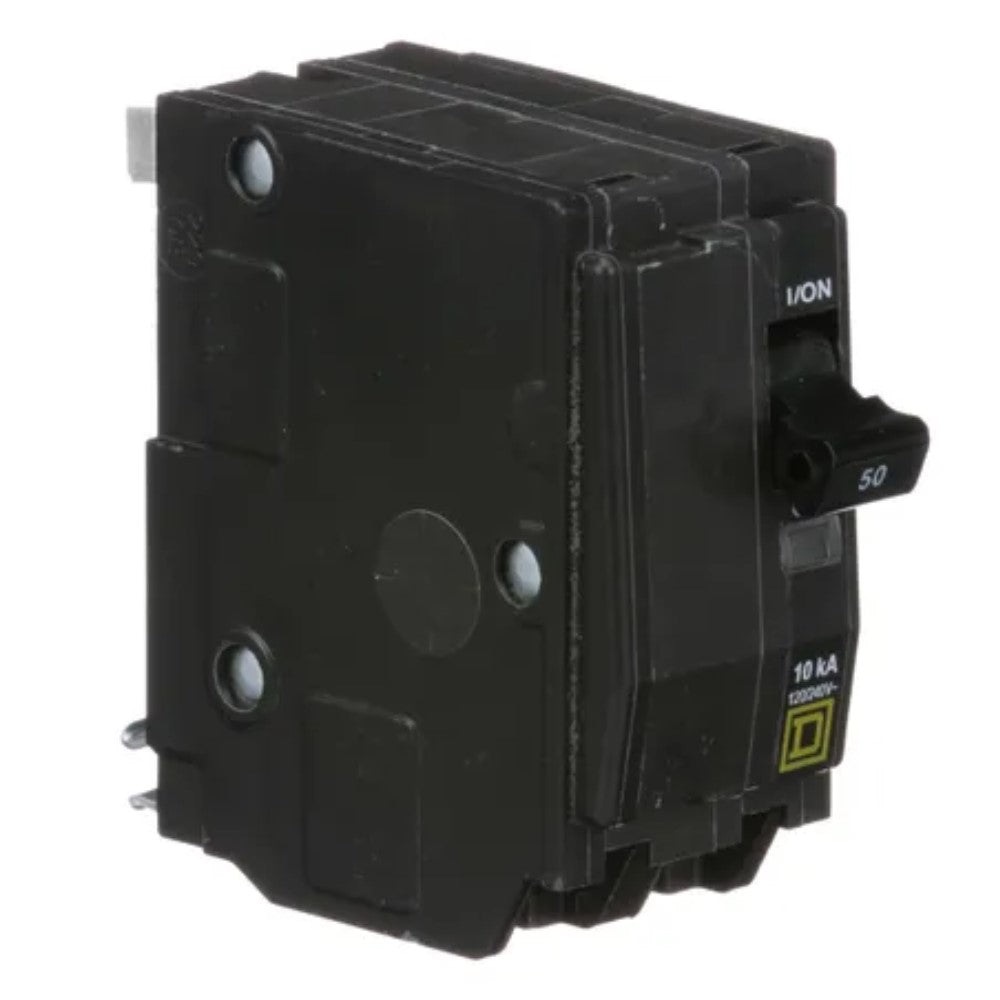 INTERRUPTOR TERMOMAGNETICO QO250 2X50A ENCHUFABLE 10KA 120-240V SCHNEIDER ELECTRIC *** OFRECER BTN2/50 O MX:D250EE ***