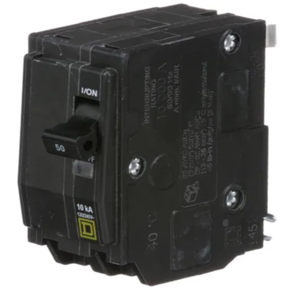 INTERRUPTOR TERMOMAGNETICO QO250 2X50A ENCHUFABLE 10KA 120-240V SCHNEIDER ELECTRIC *** OFRECER BTN2/50 O MX:D250EE ***