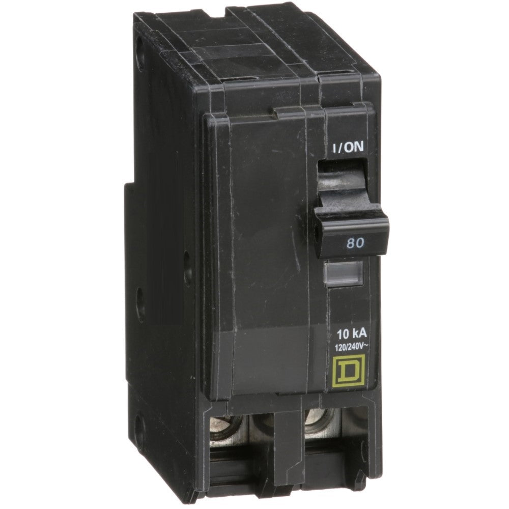 INTERRUPTOR TERMOMAGNETICO QO280 2X80A ENCHUFABLE 10KA 120-240V SCHNEIDER ELECTRIC