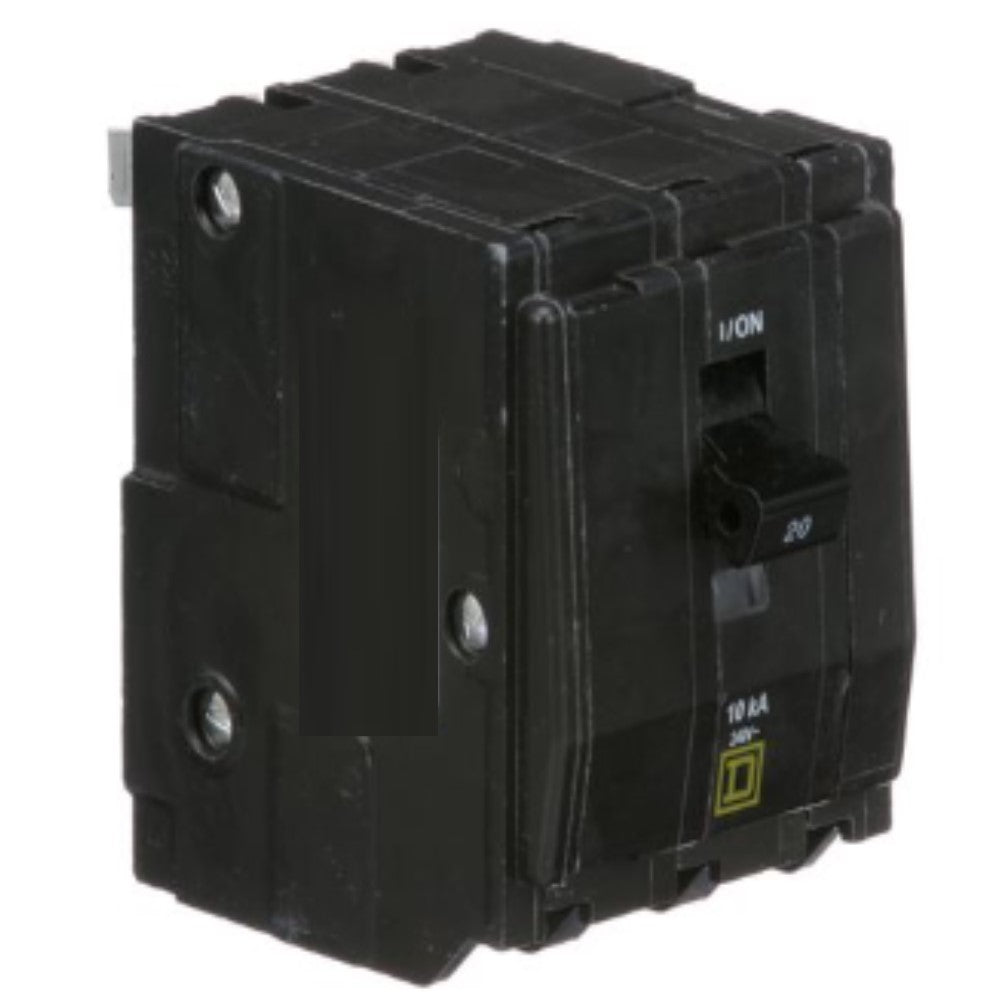 INTERRUPTOR TERMOMAGNETICO QO320 3X20A ENCHUFABLE 10KA 120-240V SCHNEIDER ELECTRIC *** OFRECER BTN3/20 ***