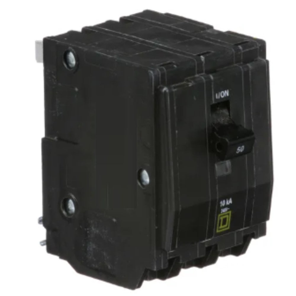 INTERRUPTOR TERMOMAGNETICO QO350 3X50A ENCHUFABLE 10KA 240V SCHNEIDER ELECTRIC *** OFRECER BTN3/50 ***