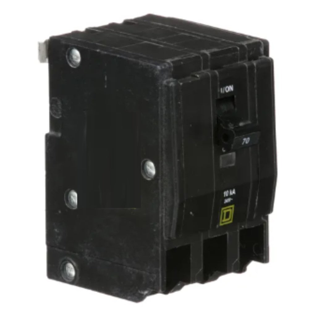 INTERRUPTOR TERMOMAGNETICO QO370 3X70A ENCHUFABLE 10KA 240V SCHNEIDER ELECTRIC *** OFRECER BTN3/70 ***