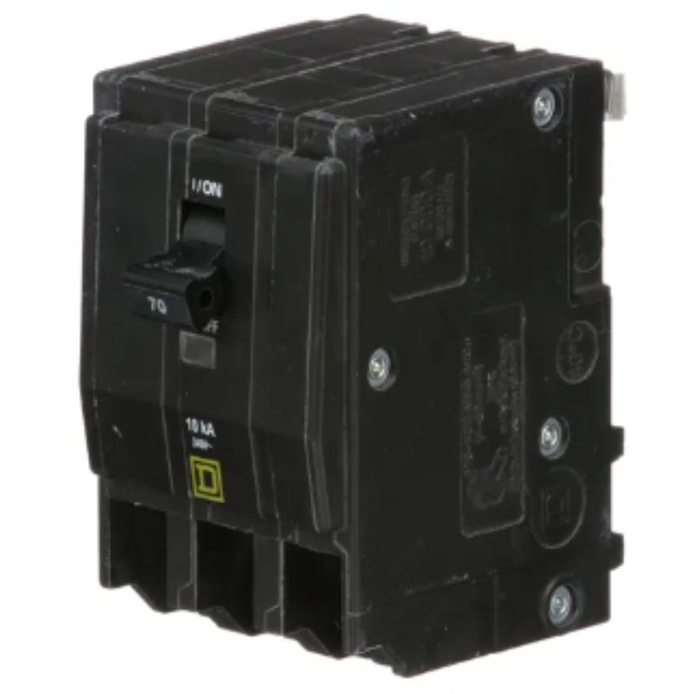 INTERRUPTOR TERMOMAGNETICO QO370 3X70A ENCHUFABLE 10KA 240V SCHNEIDER ELECTRIC *** OFRECER BTN3/70 ***