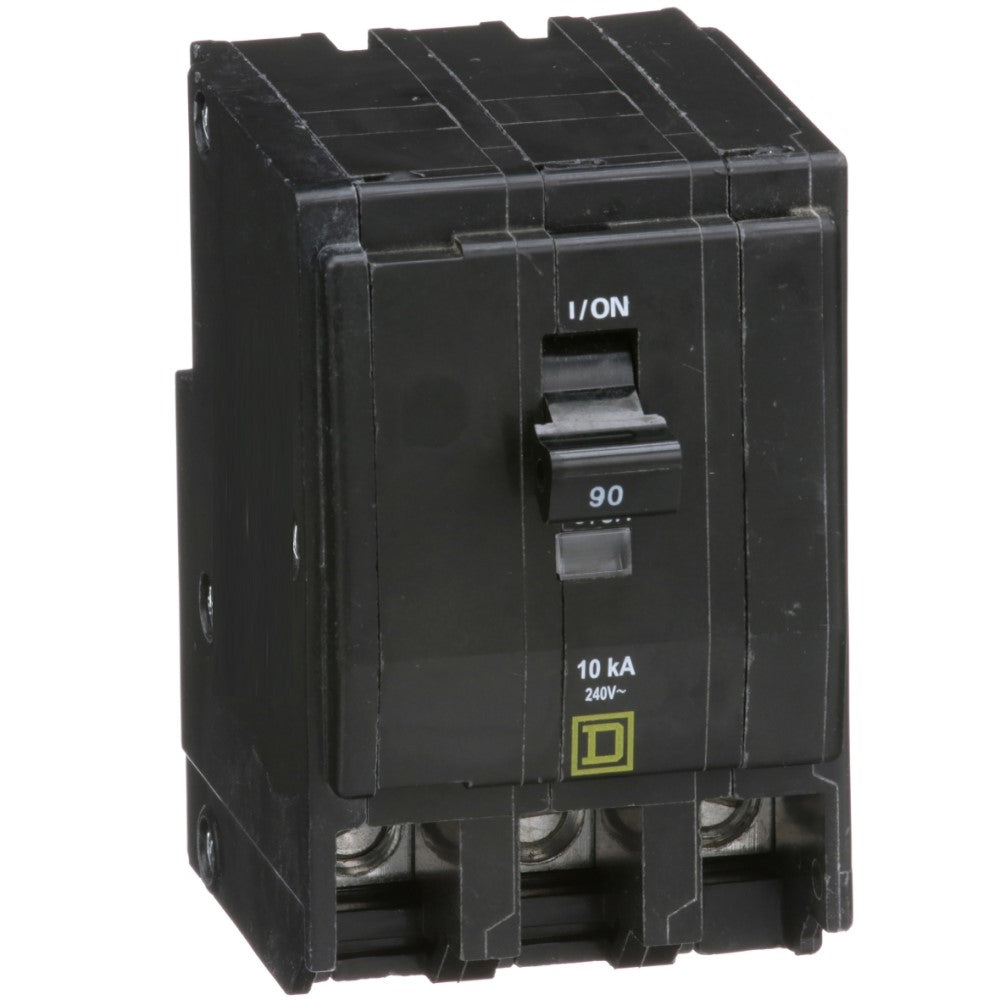 INTERRUPTOR TERMOMAGNETICO QO390 3X90A ENCHUFABLE 10KA 240V SCHNEIDER ELECTRIC
