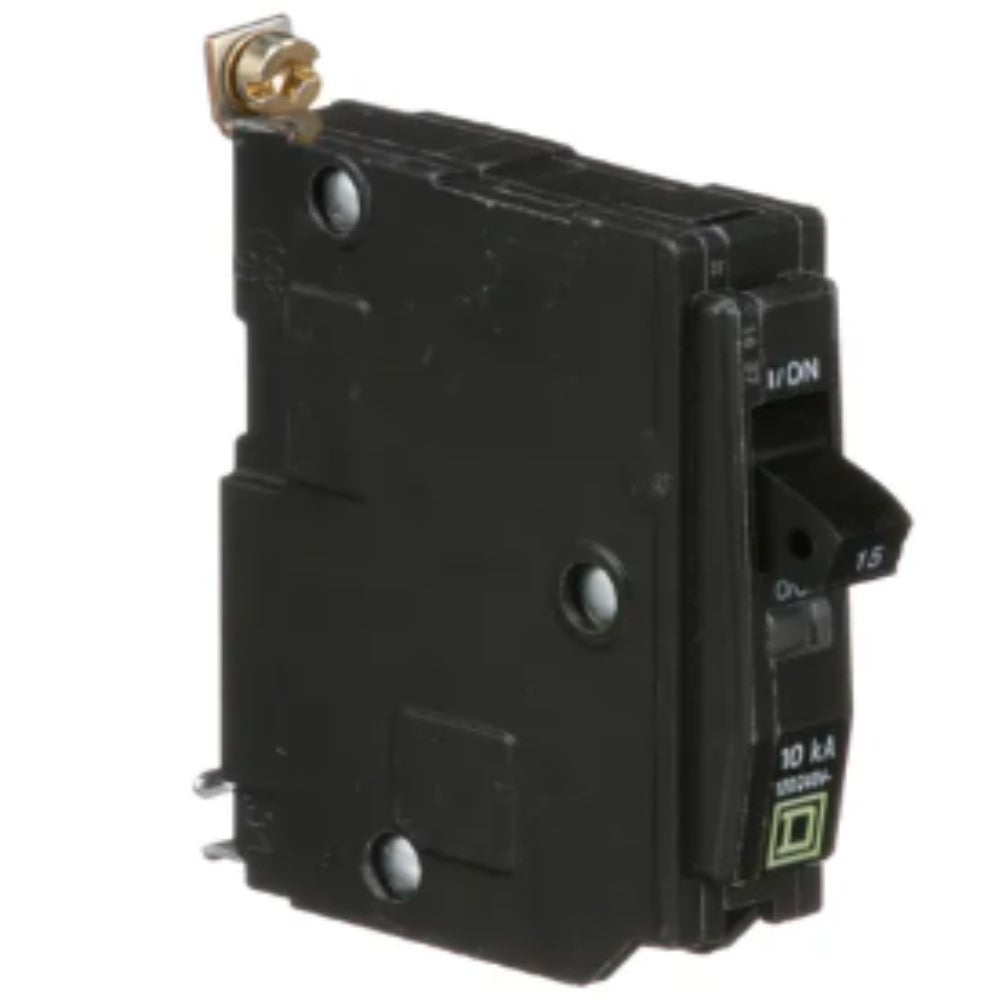 INTERRUPTOR TERMOMAGNETICO QOB115 1X15A ATORNILLABLE 10KA 120-240V SCHNEIDER ELECTRIC *** OFRECER BTN1/15B ***