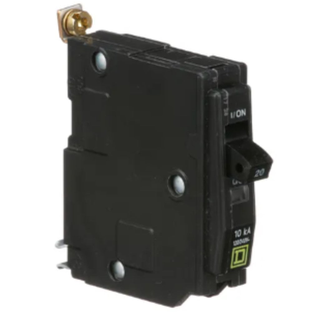 INTERRUPTOR TERMOMAGNETICO QOB120 1X20A ATORNILLABLE 10KA 120-240V SCHNEIDER ELECTRIC *** OFRECER BTN1/20B ***