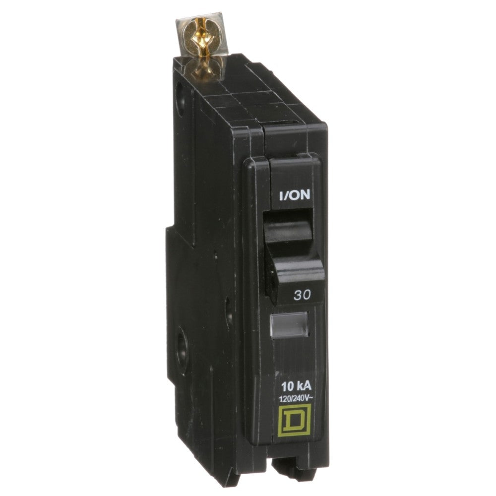 INTERRUPTOR TERMOMAGNETICO QOB130 1X30A ATORNILLABLE 10KA 120-240V SCHNEIDER ELECTRIC *** OFRECER BTN1/30B ***