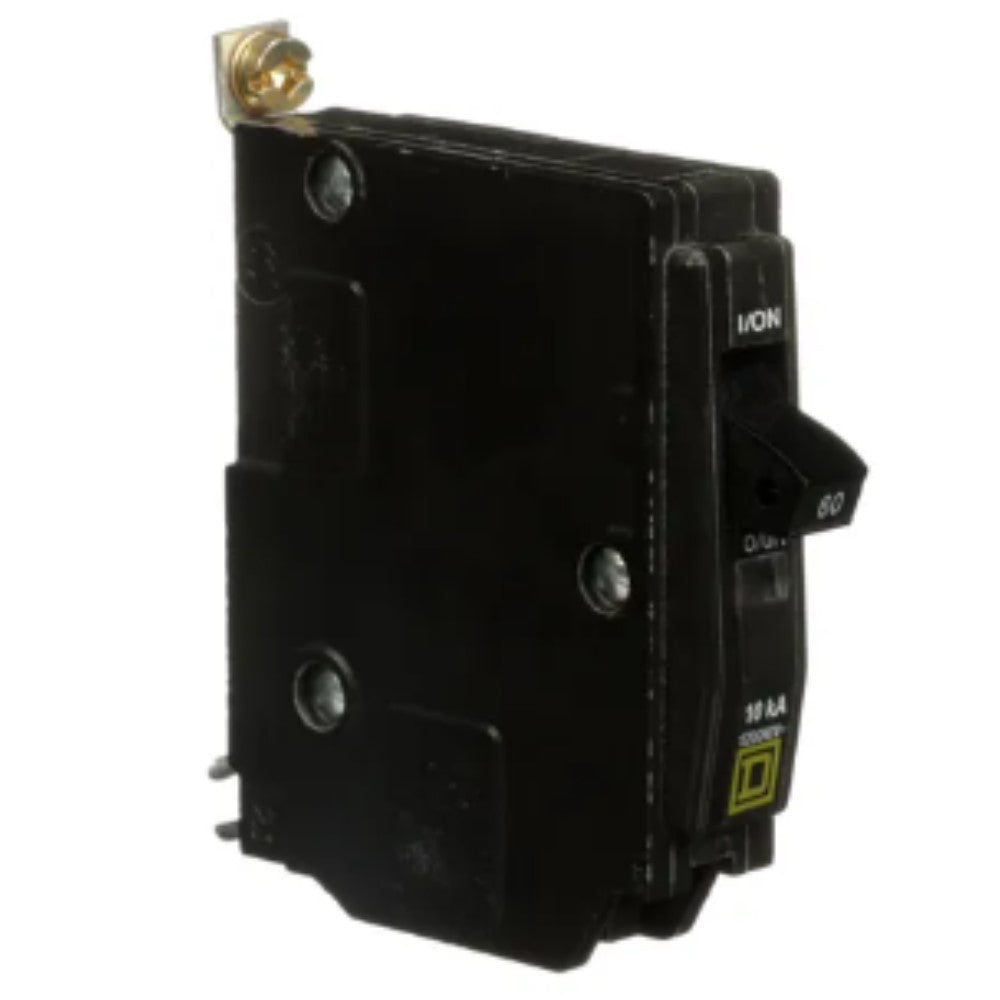 INTERRUPTOR TERMOMAGNETICO QOB160 1X60A ATORNILLABLE 10KA 120-240V SCHNEIDER ELECTRIC *** OFRECER BTN1/60B ***