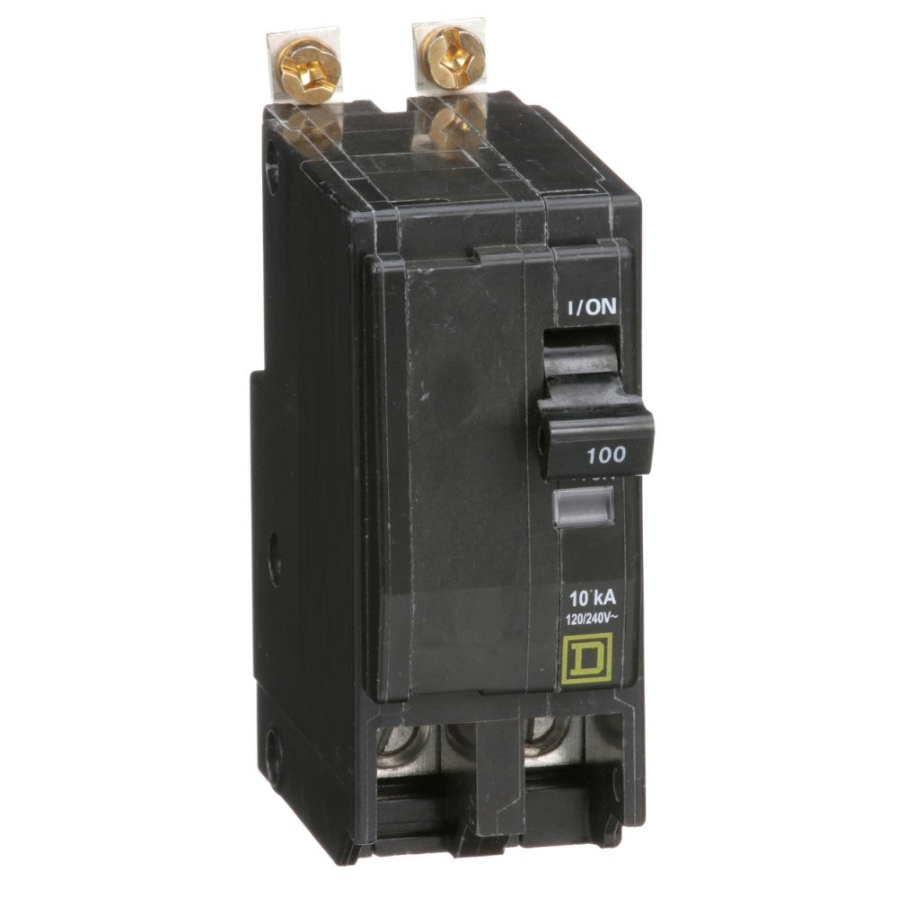 INTERRUPTOR TERMOMAGNETICO QOB2100 2X100A ATORNILLABLE 10KA 120-240V SCHNEIDER ELECTRIC