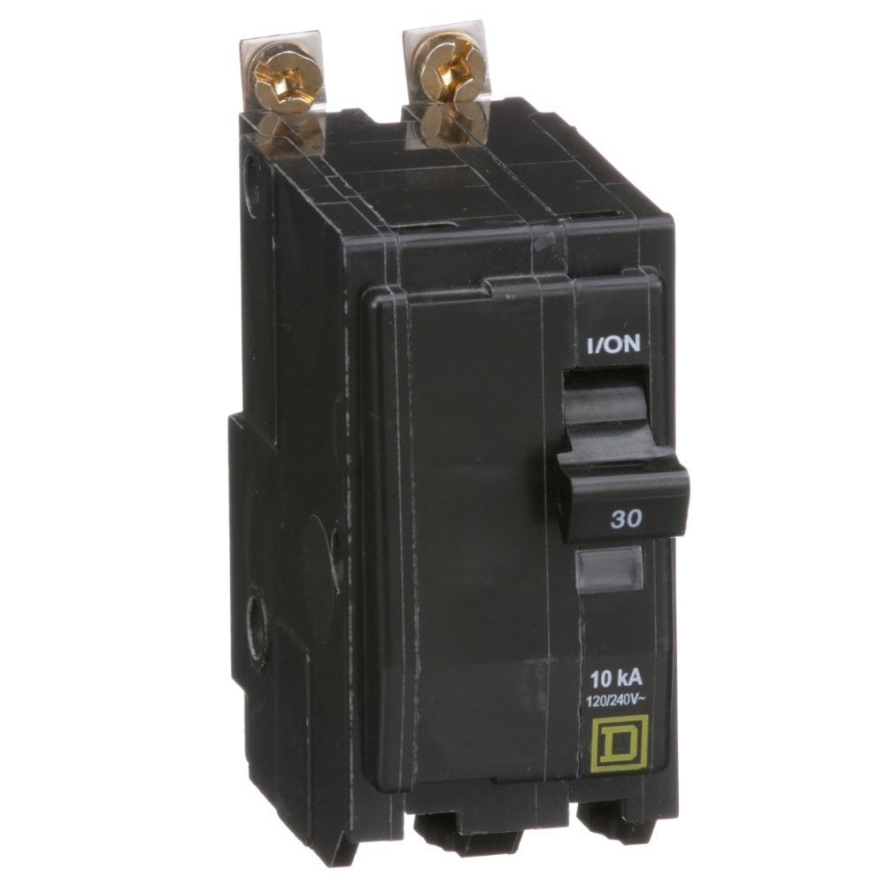 INTERRUPTOR TERMOMAGNETICO QOB230 2X30A ATORNILLABLE 10KA 120-240V SCHNEIDER ELECTRIC *** OFRECER BTN2/30B ***
