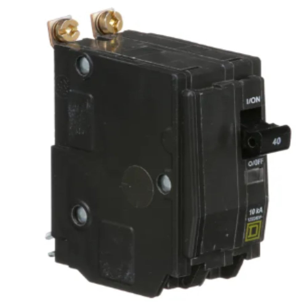 INTERRUPTOR TERMOMAGNETICO QOB240 2X40A ATORNILLABLE 10KA 120-240V SCHNEIDER ELECTRIC *** OFRECER BTN2/40B ***