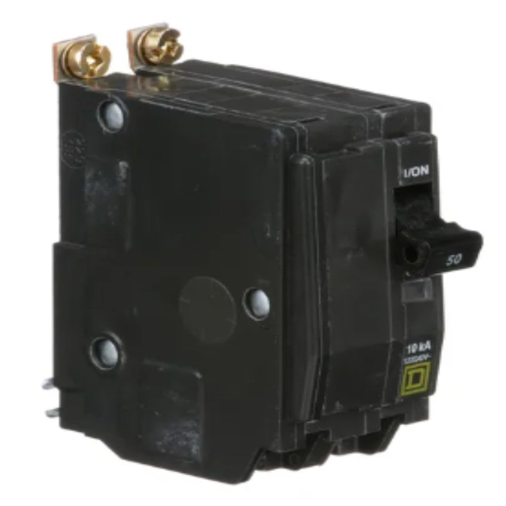 INTERRUPTOR TERMOMAGNETICO QOB250 2X50A ATORNILLABLE 10KA 120-240V SCHNEIDER ELECTRIC ***BTN2/50B***
