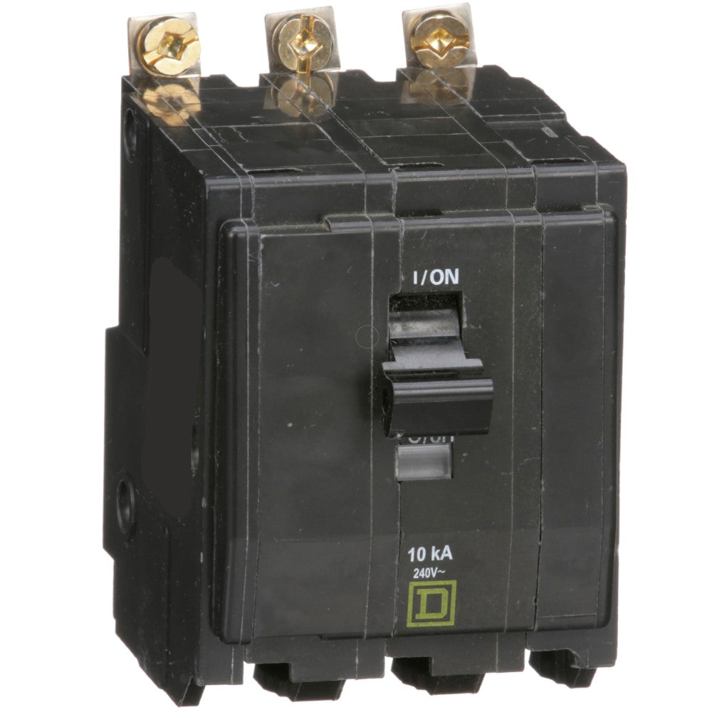 INTERRUPTOR TERMOMAGNETICO QOB310 3X10A ATORNILLABLE 10KA 120-240V SCHNEIDER ELECTRIC